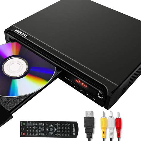 Compact DVD Player for TV, Multi-Region DVD Player, DivX, MP4, MP3, DVD