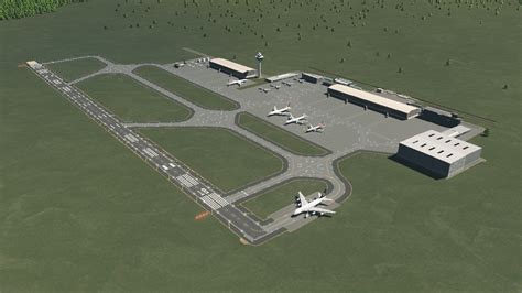 Basic International Airport Test Build Rcitiesskylines
