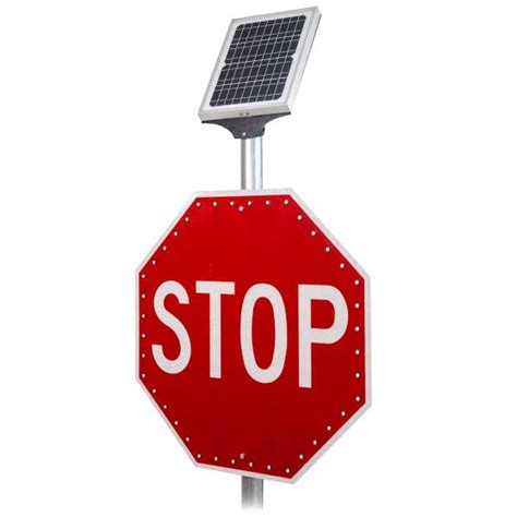 Led Solar Stop Sign Get 10 Off Now