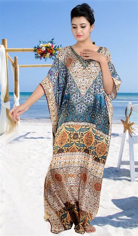 Beautiful Kaftan Resort Wear Kaftan Beach Cover Up Kaftan Etsy