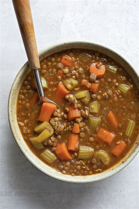 Easy Vegetable Lentil Soup Life Made Simple Recipe Recipes