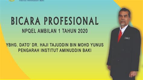 In this video, i outlined how i studied and mastered it by myself when i was a. BICARA PROFESIONAL OLEH YBHG. DATO' DR. HJ. TAJUDDIN BIN ...