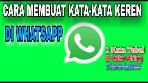 10 status fb keren singkat. CARA MEMBUAT KATA-KATA KEREN DI WHATSAPP - YouTube