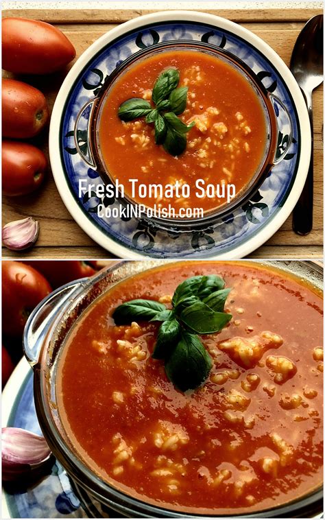 Fresh Tomato Soup Fresh Tomato Soup Fresh Tomatoes Tomato Soup
