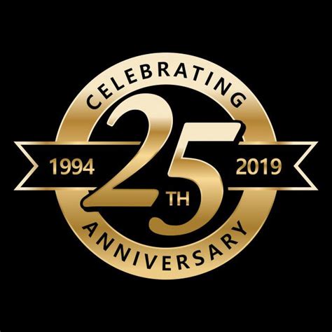 Premium Vector Celebrating 25th Years Anniversary 25 Year
