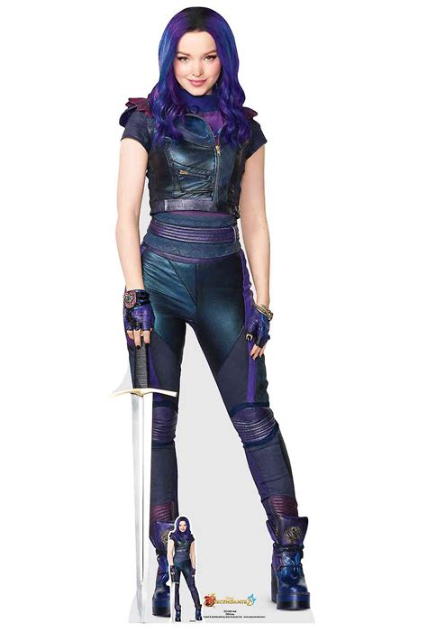 Mal Van Descendants 3 Officiële Lifesize Kartonnen Cutout Standee