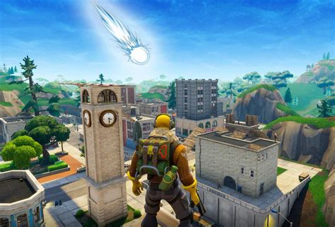 Tilted Towers Getting Struck By A Meteor Why Not The Entire Fortnite Map
