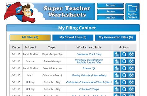 All worksheets only my followed users only my favourite worksheets only my own worksheets. Greatly Blessed: Super Teacher Worksheets