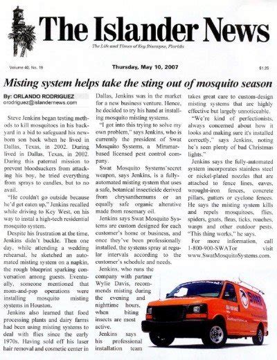 Clove oil as a mosquito repellent In The Media - SWAT Mosquito Systems