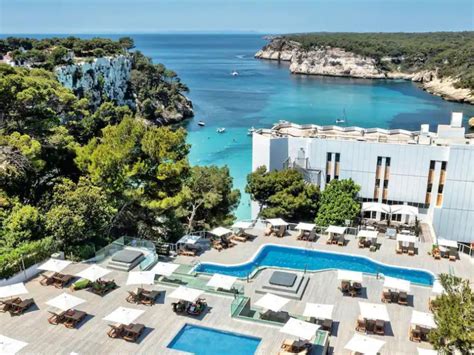 melia cala galdana 5 hotel in menorca on a gorgeous beach