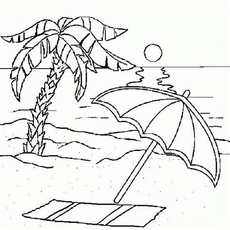 Get This Beach Coloring Pages Free Printable K2rww