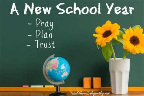 A New School Year Teach Them Diligently Blog