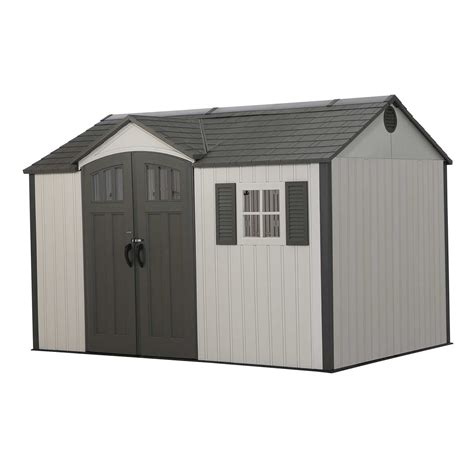 Lifetime 15x8 Plastic Shed Greenhouse Stores