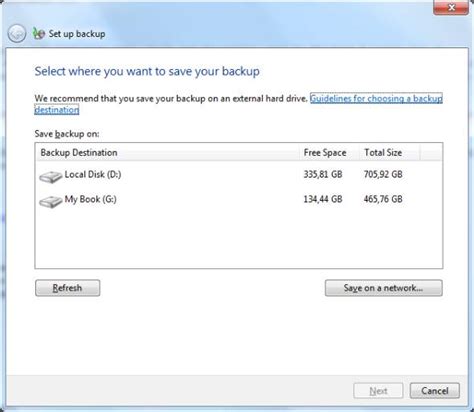 Windows Backup Using Windows 7 Backup Software