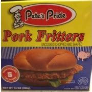 Click here to get the recipe. Pete's Pride Pork Fritters, Uncooked Chopped And Shaped ...