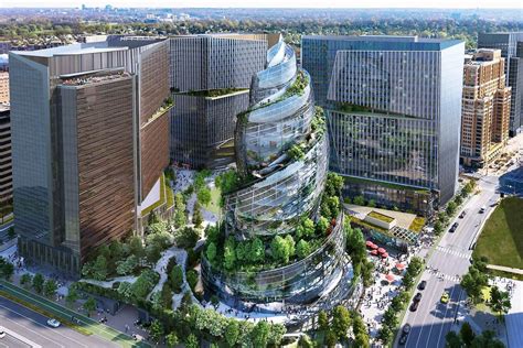 Das Amazon Neue Hauptquartier In Arlington Eine Doppelhelix