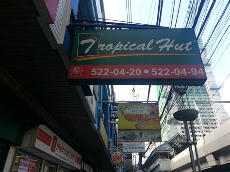 Tropical Hut Fast Food Manila Metro Manila Philippines Reviews