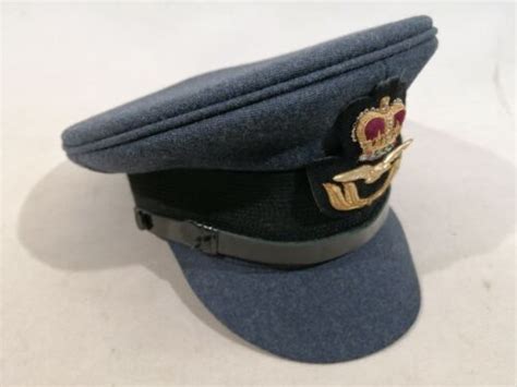 Genuine British Raf Royal Air Force Officers Peak Cap No1 Dress Female