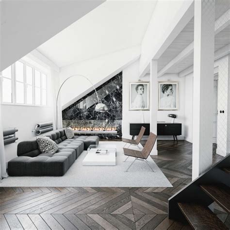 Black and grey living room theme. Black and White Living Room designs with Trendy and ...