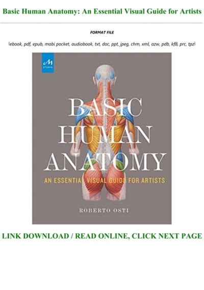 Free Download Basic Human Anatomy An Essential Visual Guide For
