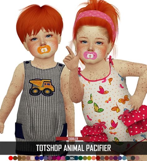Totshop Animal Pacifier At Redheadsims Sims 4 Updates