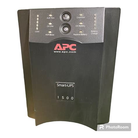 Apc Sua1500 1500va 980w 120v Smart Ups Battery Power Backup Tower Usb Desktop 13227058655 Ebay