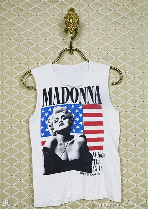 Madonna T Shirt Vintage Rare Tour White Tee Shirt S Etsy