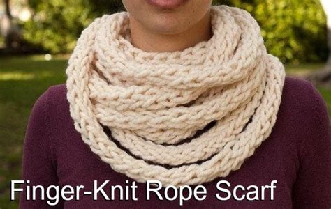 How To Make A No Knit Scarf Blissfully Domestic Rope Scarf Circle