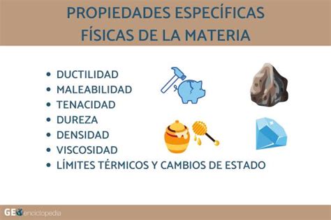 Propiedades Espec Ficas De La Materia Resumen Para Estudiar