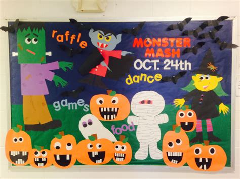 Halloween Monster Mash Bulletin Board Halloween Stem Activities