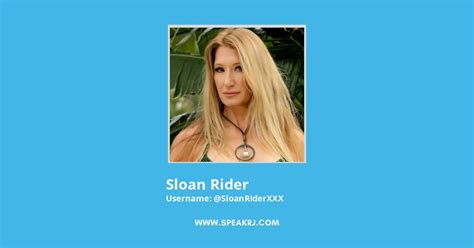 Sloan Rider Twitter Followers Statistics Analytics Speakrj Stats