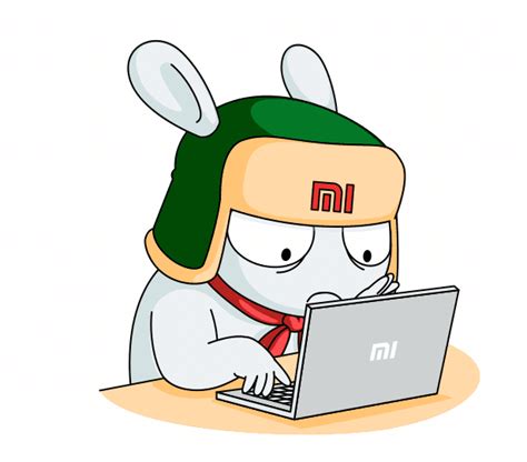 Mi Bunny Official Xiaomi Stickers For Telegram On Behance Stickers