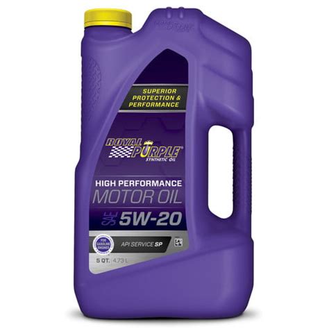 Royal Purple High Performance Motor Oil 5w 20 Premium Synthetic Motor