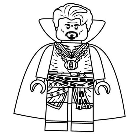 Desenhos De Doutor Estranho Lego Para Colorir E Imprimir