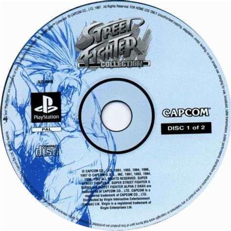 Street Fighter Collection Pal Psx Cd1 Playstation Covers Cover Century Over 1000000