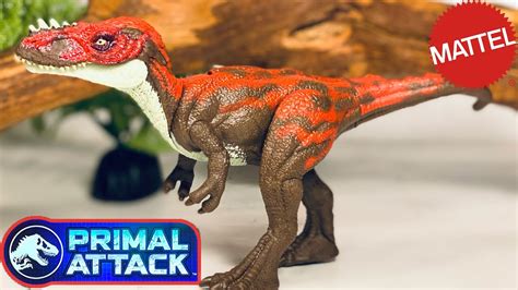 Mattel Primal Attack Alioramus Review Jurassic World Attack Pack