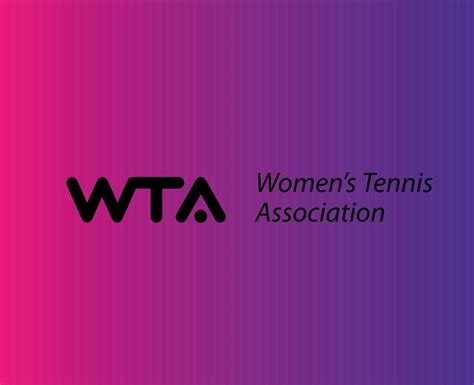 Womens Tennis Association Symbol Logo Black Tournament Open The Championships Design Vector