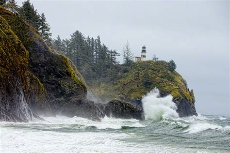 Shooting The Waves At Cape Disappointment Washington