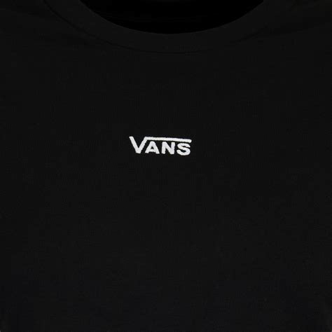 vans flying v crop damen top schwarz hier bestellen