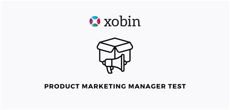 Product Marketing Manager Assessment Test Xobin