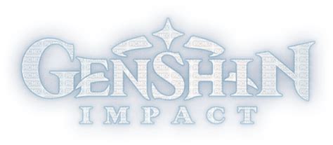 Genshin Impact Logo PNG Transparent Images PNG All