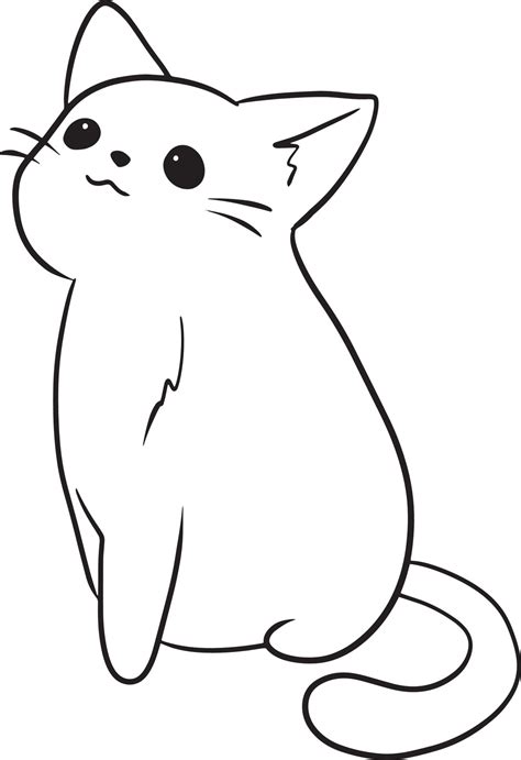 How To Draw A Anime Cat Step By Step