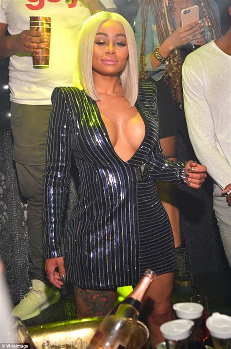 blac chyna makes club appearance in atl in metallic suit that showed off her boobs