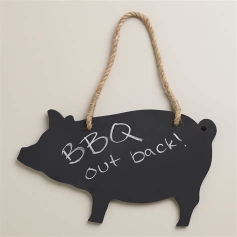 Chicken chalkboard memo board kitchen message country farmhouse blackboard. Pig Chalkboard | Pig kitchen, Rooster kitchen decor ...