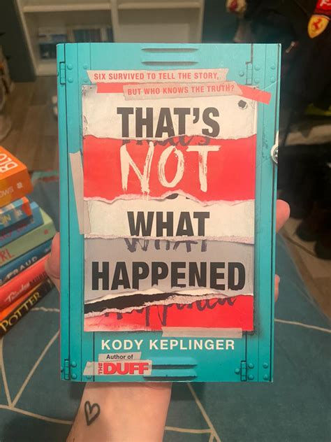 Thats Not What Happened By Kody Keplinger Vinted