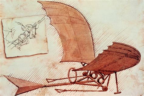 Leonardo Da Vincis Flying Machine Elixir Of Knowledge