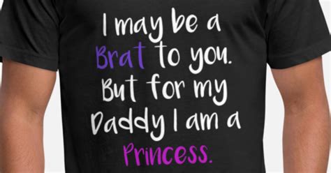 brat princess little ageplay bdsm ddlg daddy unisex poly cotton t shirt