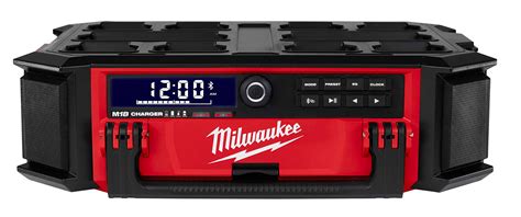 Milwaukee M18 Lithium Ion Cordless Packout Radiospeaker With Built In