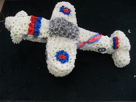 Floral Spitfire Plane | Janet Pattison The Florist Hull