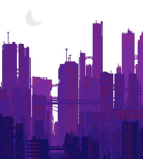  Purple Pixel City F2u By Wrathberries On Deviantart